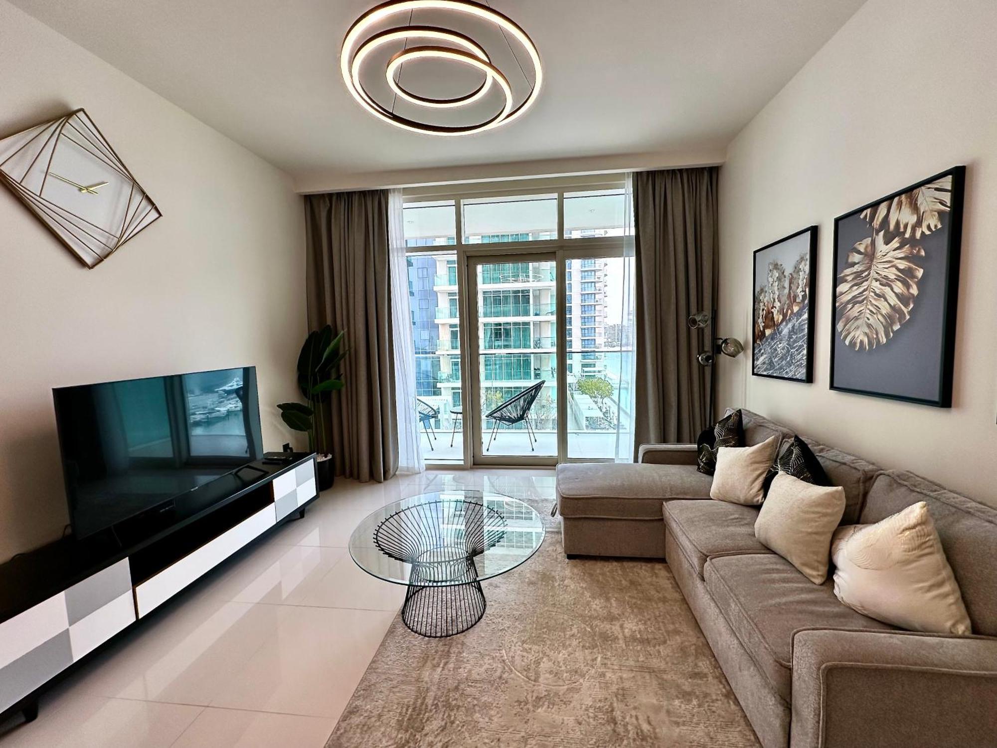 Lux Bnb I Sun Rise Bay I Palm & Sea View Apartamento Dubai Exterior foto