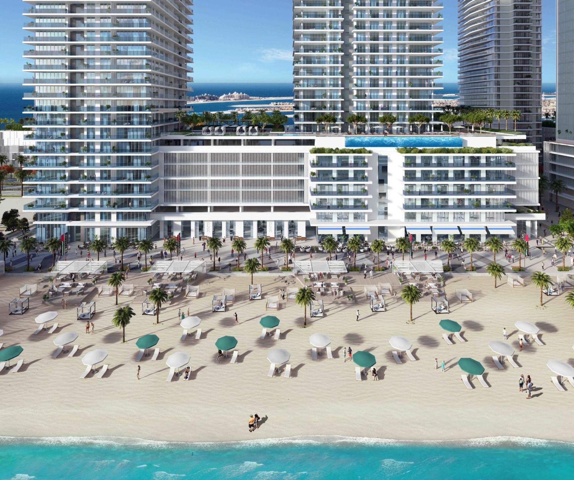 Lux Bnb I Sun Rise Bay I Palm & Sea View Apartamento Dubai Exterior foto